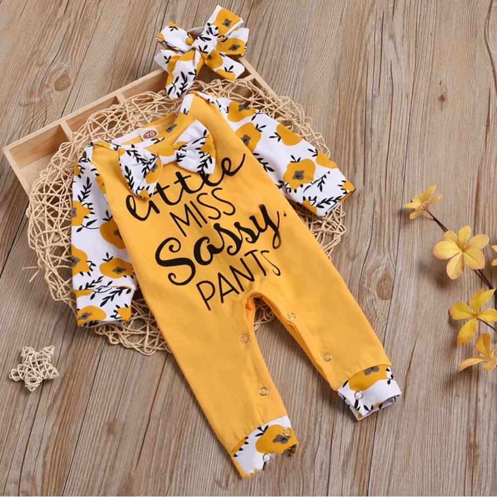 #Printed Baby Girl One-Piece Suit